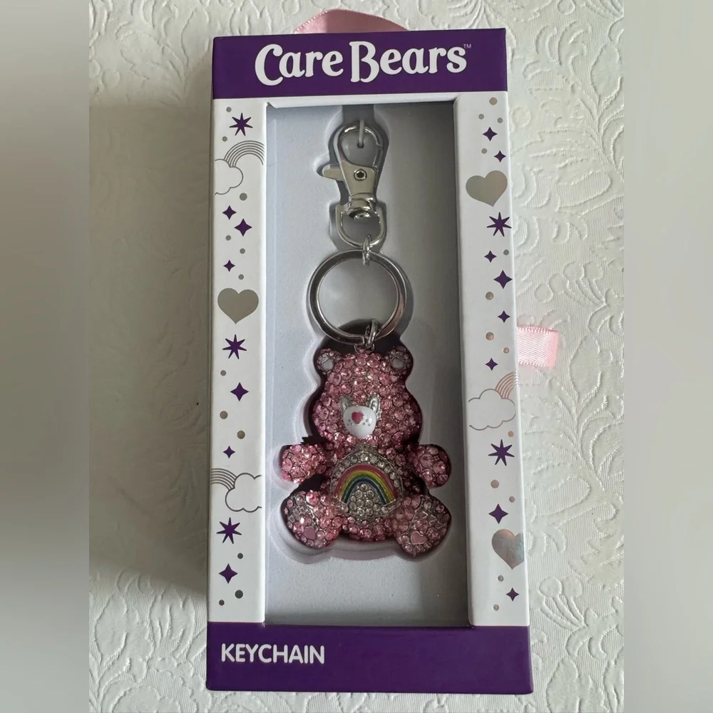 Care Bears Cheer Bling Keychain